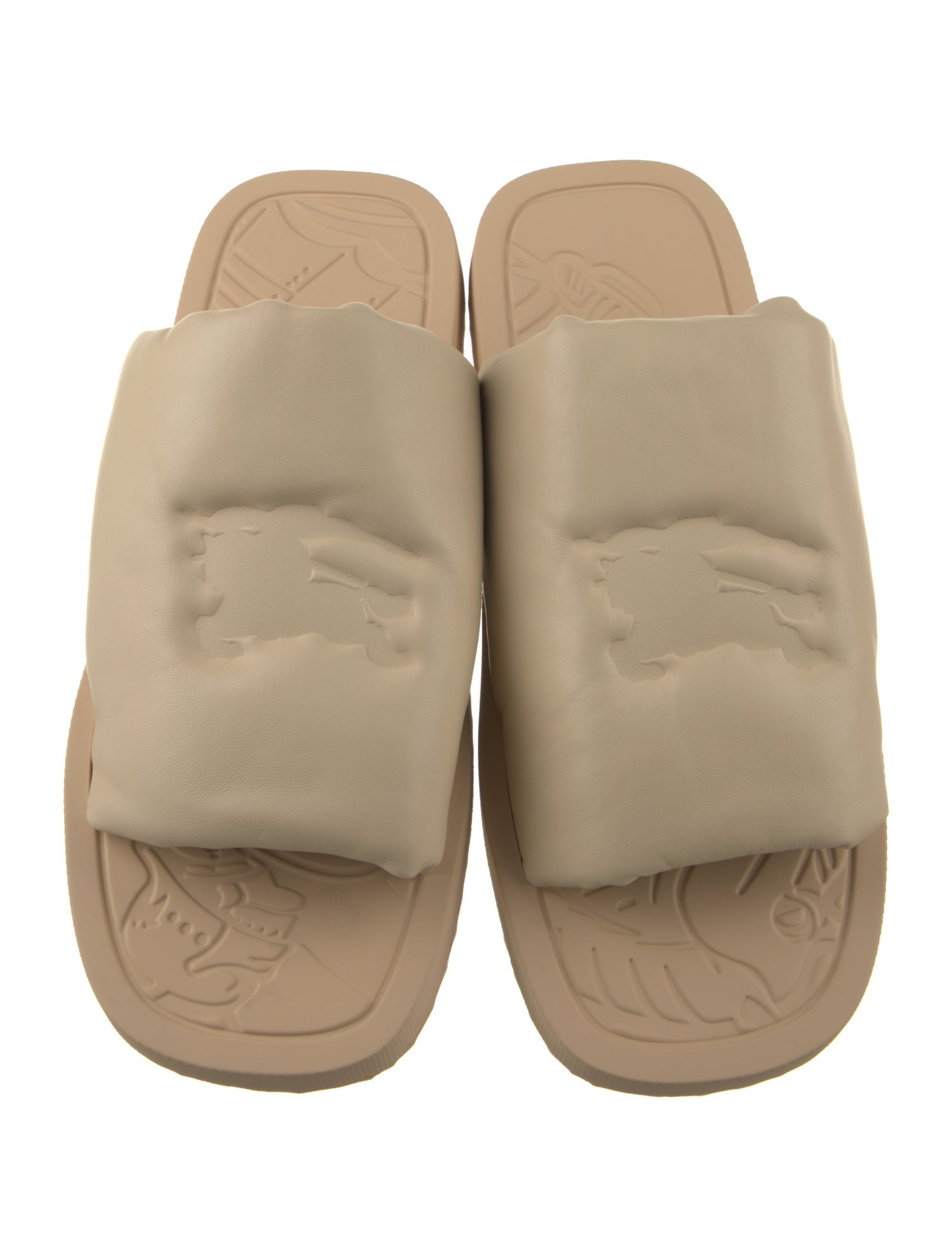 Burberry Leather Slides